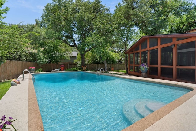 11923 Brookwood Cir, Austin, TX 78750 - view of pool featuring a fenced backyard