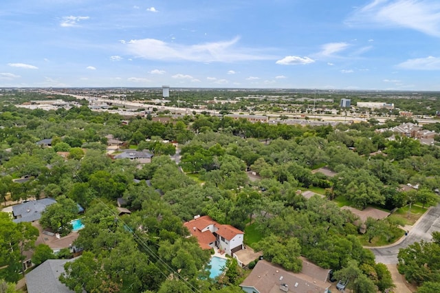 11923 Brookwood Cir, Austin, TX 78750 - aerial view of property's location featuring a tree filled landscape