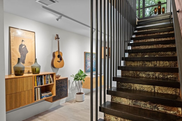 4904 Old Bee Caves Rd, Austin, TX 78746 - stairs with rail lighting