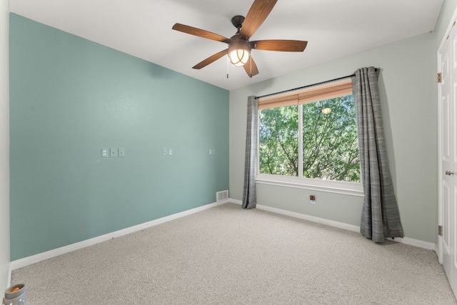 11551 Fm 32, Fischer, TX 78623 - empty room with ceiling fan and carpet floors