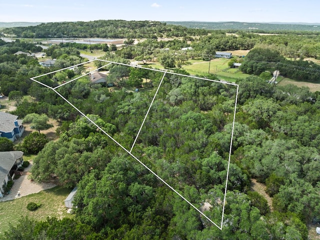 11551 Fm 32, Fischer, TX 78623 - aerial view of property's location featuring a forest and property parcel outlined