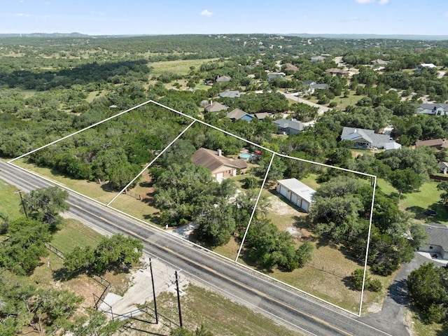 11551 Fm 32, Fischer, TX 78623 - aerial view of property's location with property boundaries highlighted