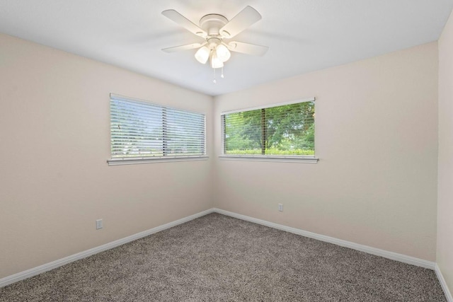 13402 Briar Hollow Dr, Austin, TX 78729 - empty room with carpet and ceiling fan