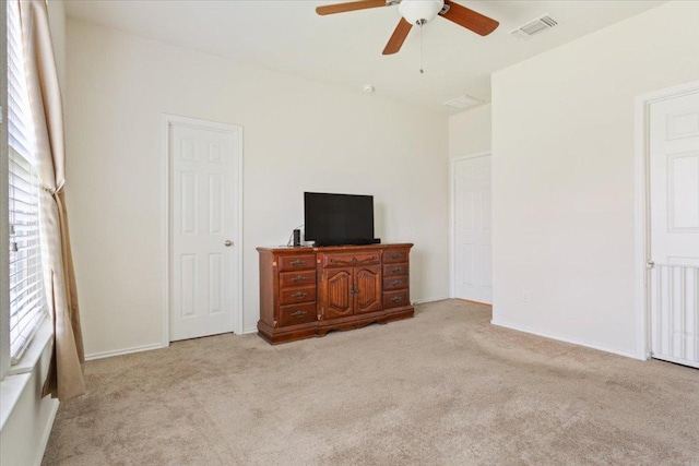 2025 Cliffbrake Way, Georgetown, TX 78626 - carpeted bedroom with a ceiling fan