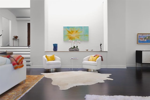 5301 Maryanna Dr, Austin, TX 78746 - living room featuring wood finished floors and baseboards