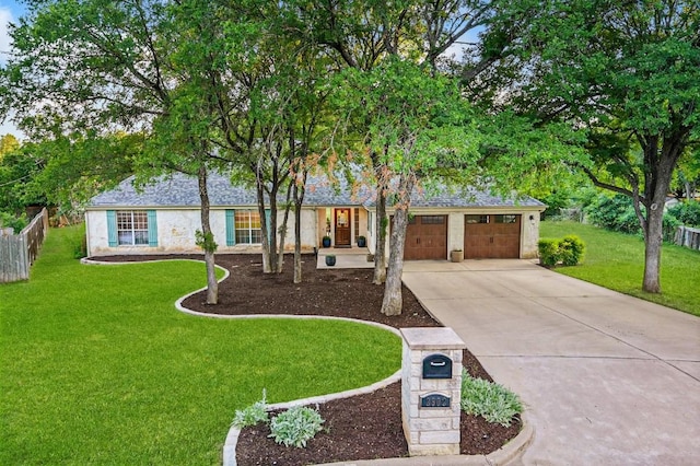 2802 Brandy Ln, Georgetown, TX 78628 - single story home with concrete driveway and an attached garage