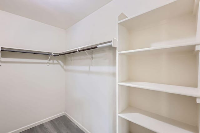 1436 Biscuit Dr, Austin, TX 78754 - walk in closet with wood finished floors