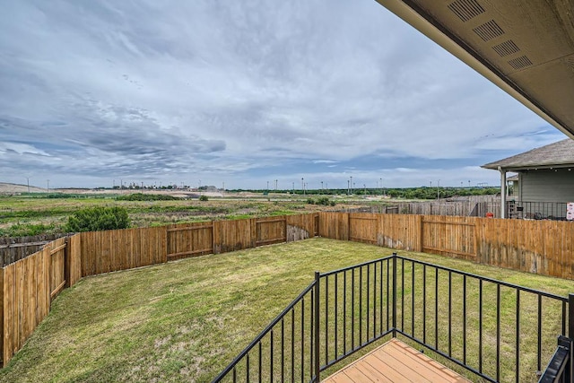 2871 Mill Run Bnd, Round Rock, TX 78665 - fenced backyard with a deck