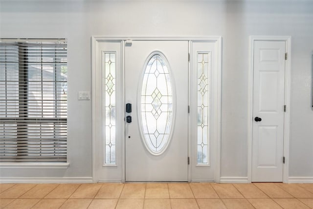 401 N Fox Xing, Burnet, TX 78611 - foyer with light tile patterned flooring and baseboards