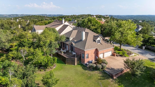 10008 Inshore Dr, Austin, TX 78730 - view from above of property