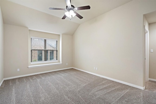 5505 Cypress Ranch Blvd, Spicewood, TX 78669 - bonus room featuring carpet floors, a ceiling fan, and vaulted ceiling