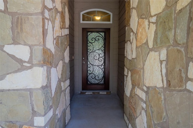 11612 Yeadon Way, Austin, TX 78717 - property entrance with stone siding