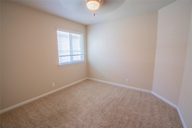 11612 Yeadon Way, Austin, TX 78717 - carpeted empty room with ceiling fan and baseboards
