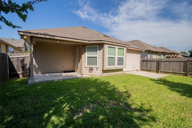 11612 Yeadon Way, Austin, TX 78717 - rear view of house featuring a patio area and a fenced backyard