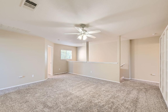 132 Hillhouse Ln, Manchaca, TX 78652 - unfurnished room featuring a ceiling fan and carpet flooring
