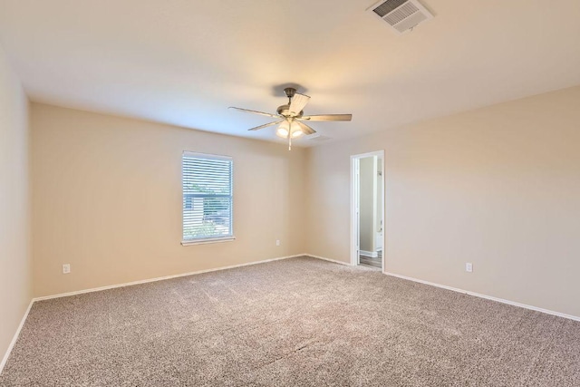 132 Hillhouse Ln, Manchaca, TX 78652 - carpeted spare room with ceiling fan and baseboards