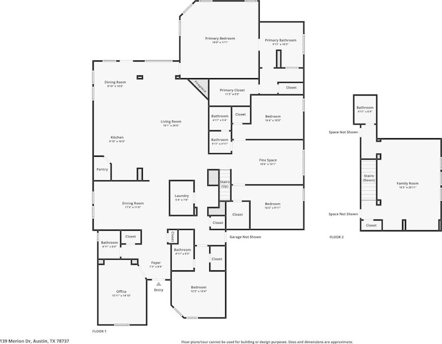 139 Merion Dr, Austin, TX 78737 - view of property floor plan