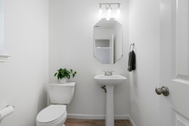 1431 Davis Mountain Loop, Cedar Park, TX 78613 - half bath featuring toilet and wood finished floors