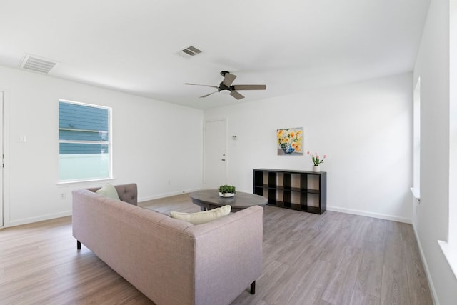 1431 Davis Mountain Loop, Cedar Park, TX 78613 - living area with light wood-style flooring and ceiling fan