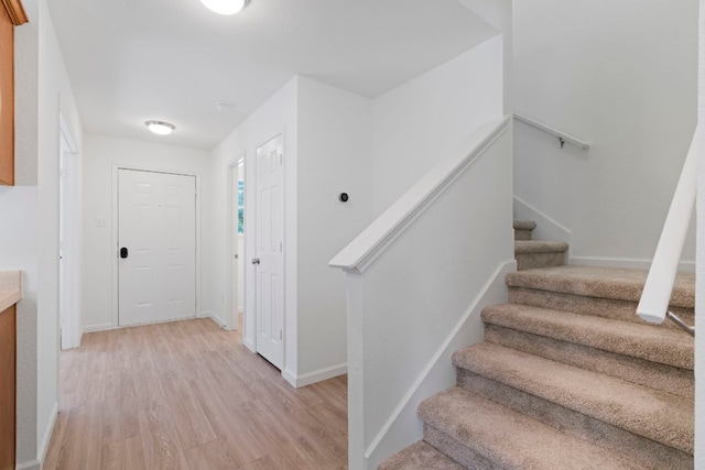 1431 Davis Mountain Loop, Cedar Park, TX 78613 - foyer entrance featuring light wood-style flooring and stairs