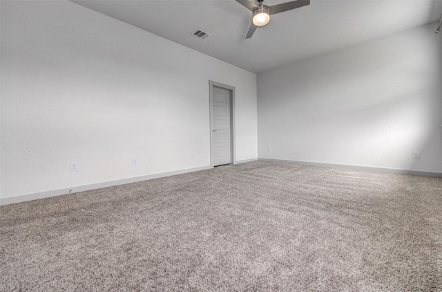 228 Tequilana Pass, Leander, TX 78641 - carpeted spare room with ceiling fan and baseboards