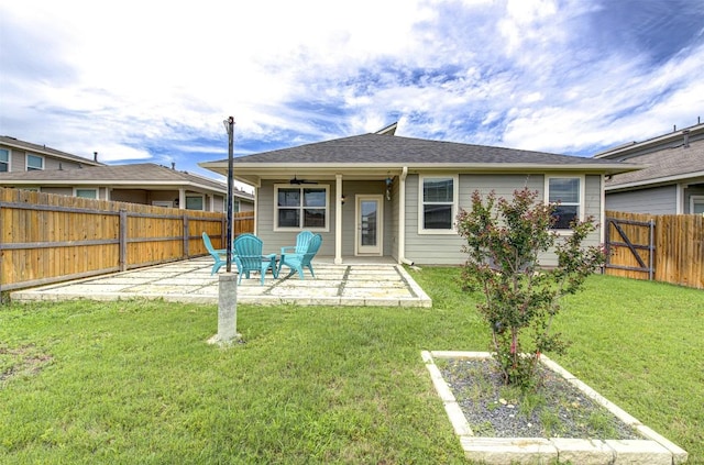 228 Tequilana Pass, Leander, TX 78641 - back of house featuring a patio area and a fenced backyard
