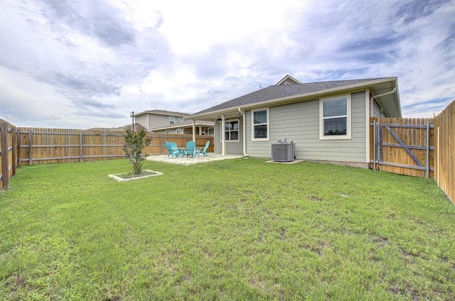 228 Tequilana Pass, Leander, TX 78641 - rear view of property with a fenced backyard and a patio
