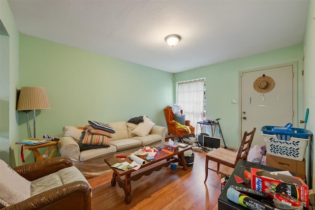 2329 Campden Dr, Austin, TX 78745 - living area with wood finished floors