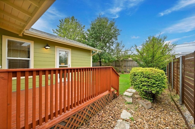 6102 Laird Dr, Austin, TX 78757 - fenced backyard with a deck