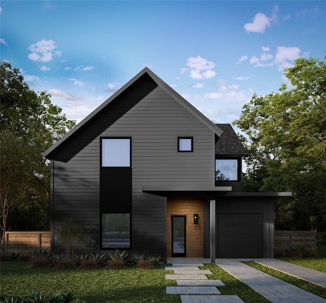 4604 Englewood Dr, Austin, TX 78745 - contemporary home with concrete driveway