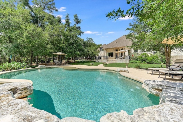 280 Whitney Run, Buda, TX 78610 - outdoor pool featuring a patio area