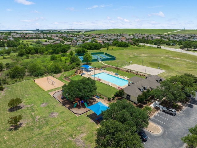 12000 Kincardine Way, Austin, TX 78754 - aerial view of a pool