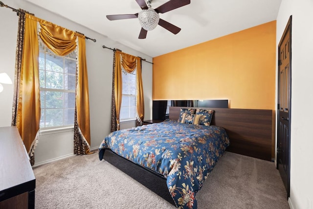 12000 Kincardine Way, Austin, TX 78754 - bedroom with carpet flooring and ceiling fan