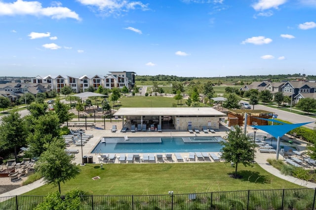 8713 Alderman Dr, Austin, TX 78747 - community pool with a residential view