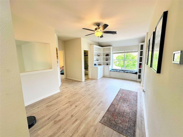 12504 Gun Metal Dr, Austin, TX 78739 - spare room featuring wood finished floors, ceiling fan, and a textured wall