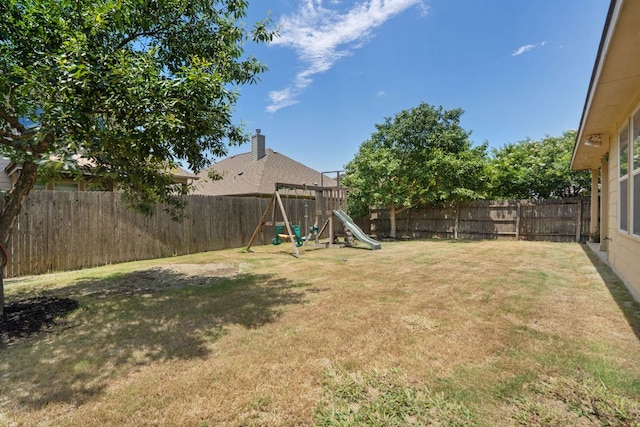 3713 Eagle Fledge Ter, Pflugerville, TX 78660 - fenced backyard with a playground