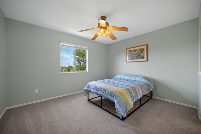 1913 Avante Dr, Cedar Park, TX 78613 - bedroom featuring carpet flooring and ceiling fan