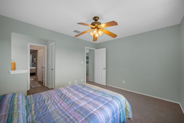 1913 Avante Dr, Cedar Park, TX 78613 - bedroom with ceiling fan and carpet