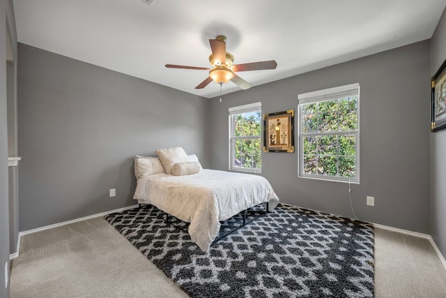 1913 Avante Dr, Cedar Park, TX 78613 - carpeted bedroom featuring baseboards and a ceiling fan