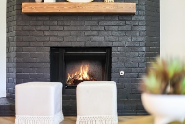 2402 Broken Oak Dr, Austin, TX 78745 - detailed view of a fireplace
