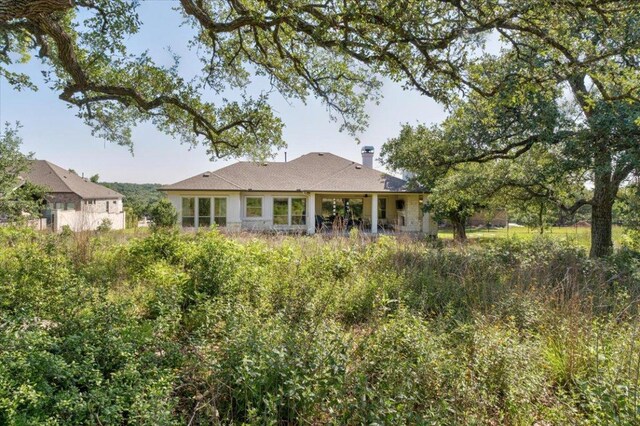 230 Wilderness Cv, Driftwood, TX 78619 - rear view of house