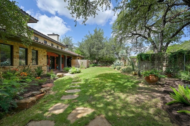 3816 Pappys Way, Austin, TX 78730 - view of fenced backyard