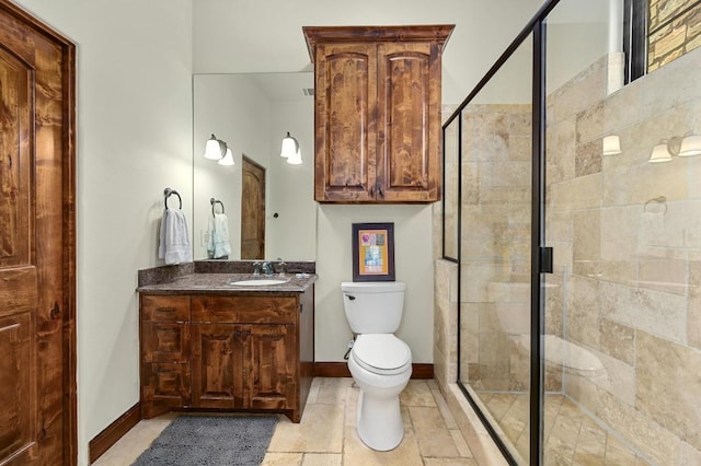 3816 Pappys Way, Austin, TX 78730 - bathroom featuring vanity and a stall shower