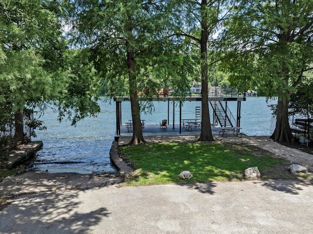 3816 Pappys Way, Austin, TX 78730 - dock area featuring a water view