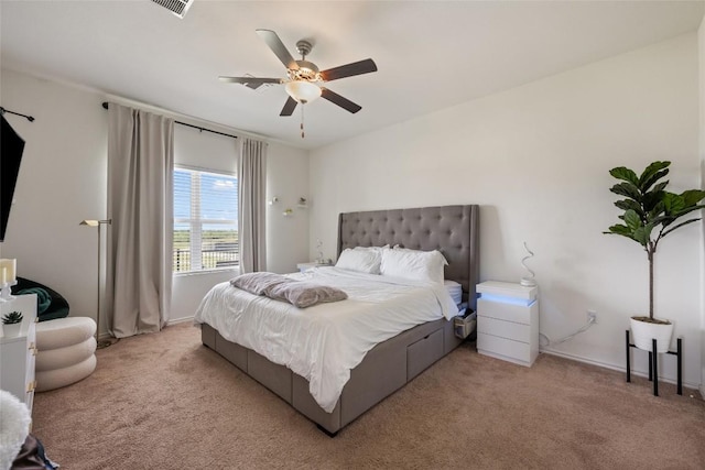 7304 Fall Ray Dr, Del Valle, TX 78617 - bedroom featuring carpet floors and a ceiling fan
