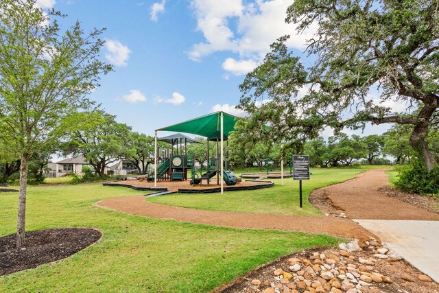627 Cold River Run, Kyle, TX 78640 - view of home's community with a yard