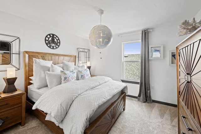 614 W Martingale St W, Georgetown, TX 78633 - bedroom featuring light carpet and baseboards