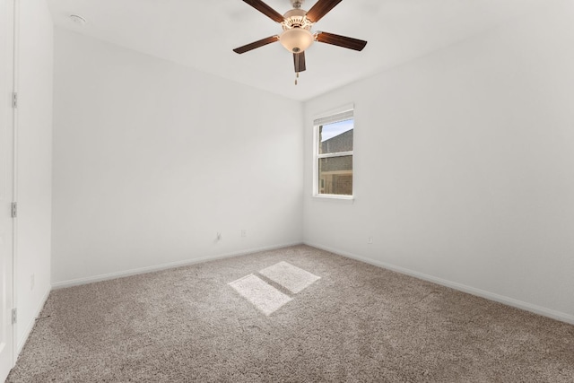 2004 Long Shadow Ln, Georgetown, TX 78628 - carpeted spare room with a ceiling fan and baseboards