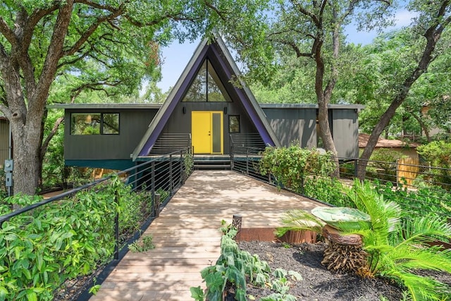 419 Brady Ln, Austin, TX 78746 - view of a-frame home