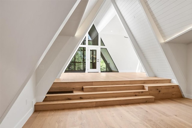 419 Brady Ln, Austin, TX 78746 - detailed view of wood finished floors and baseboards